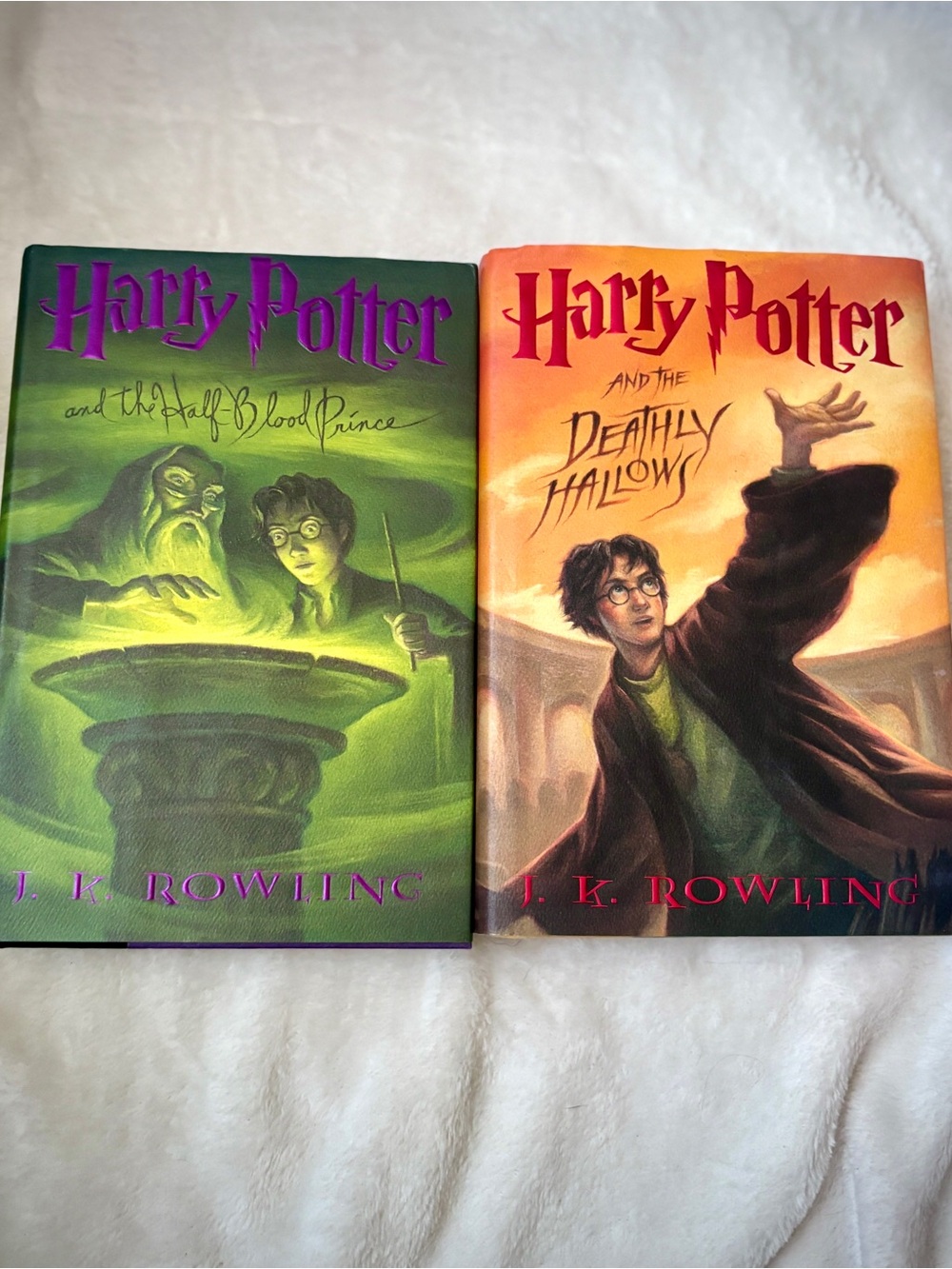 Harry Potter Hardcover Lot Half-Blood Prince & Deathly Hallows 6 & 7